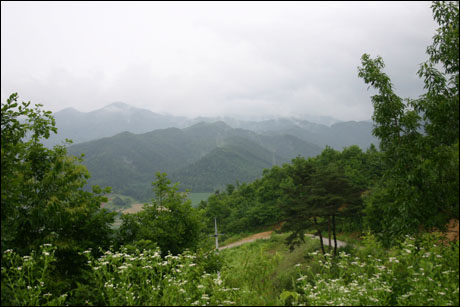 송한리에서 바라본 산하(5) 